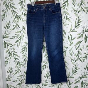 Lauren Ralph Lauren Classic Bootcut Jeans. Dark wash. Size 8